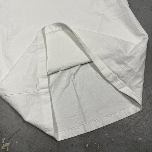 Jason Wu White T-Shirt Short Sleeve Cotton Made in Peru Large - Picture 5 of 6